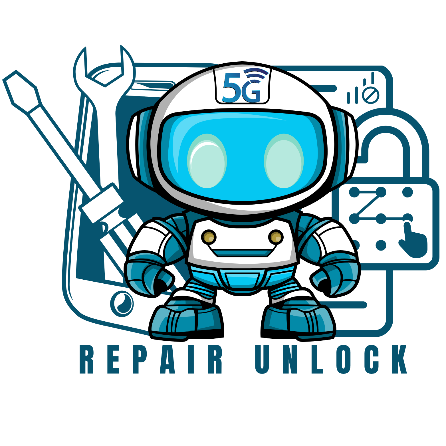 Logo Repair Unlock